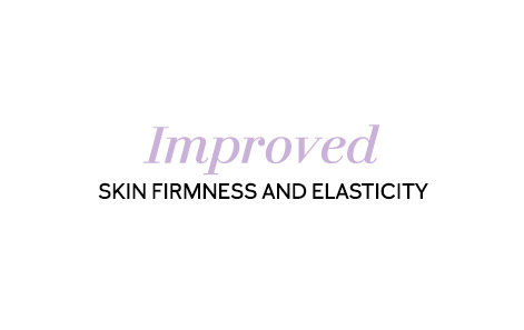 Improved skin firmness and elasticity.