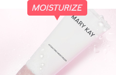 Individual images of the Mary Kay Mattifying Regimen products including the mattifying cleanser, exfoliating scrub, balancing toner and mattifying moisturizer