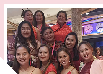 Image of a group of women smiling