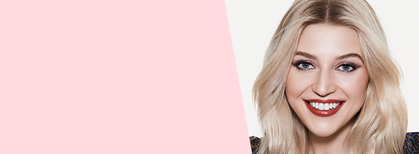 Close up of Bold New Year makeup artist look from Mary Kay.