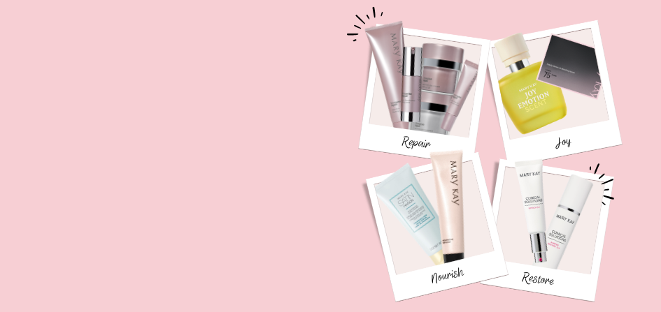 Mary Kay mothers day gift sets on polaroid snaps