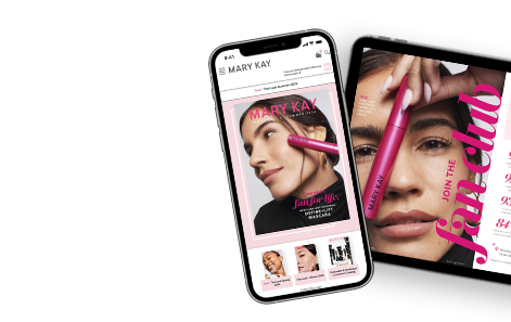 Phone and Tablet showing the latest edition of The Look