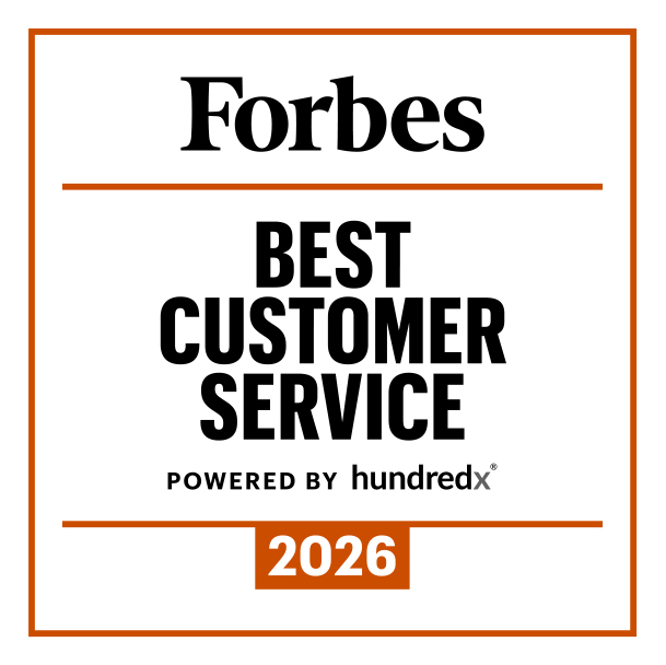 Forbes #2 Best Customer Service 2026 Logo